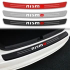 Защитные наклейки для багажника автомобиля из углеродного волокна для Nissan Qashqai Juke Leaf Sylphy NISMO NOTE Altima Rogu патруль XTRAIL Murano Tiida