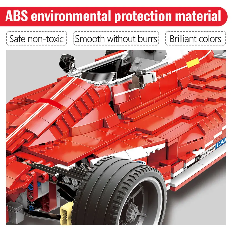 Дешево 1758-2405 шт., Детский конструктор «гоночный автомобиль»
