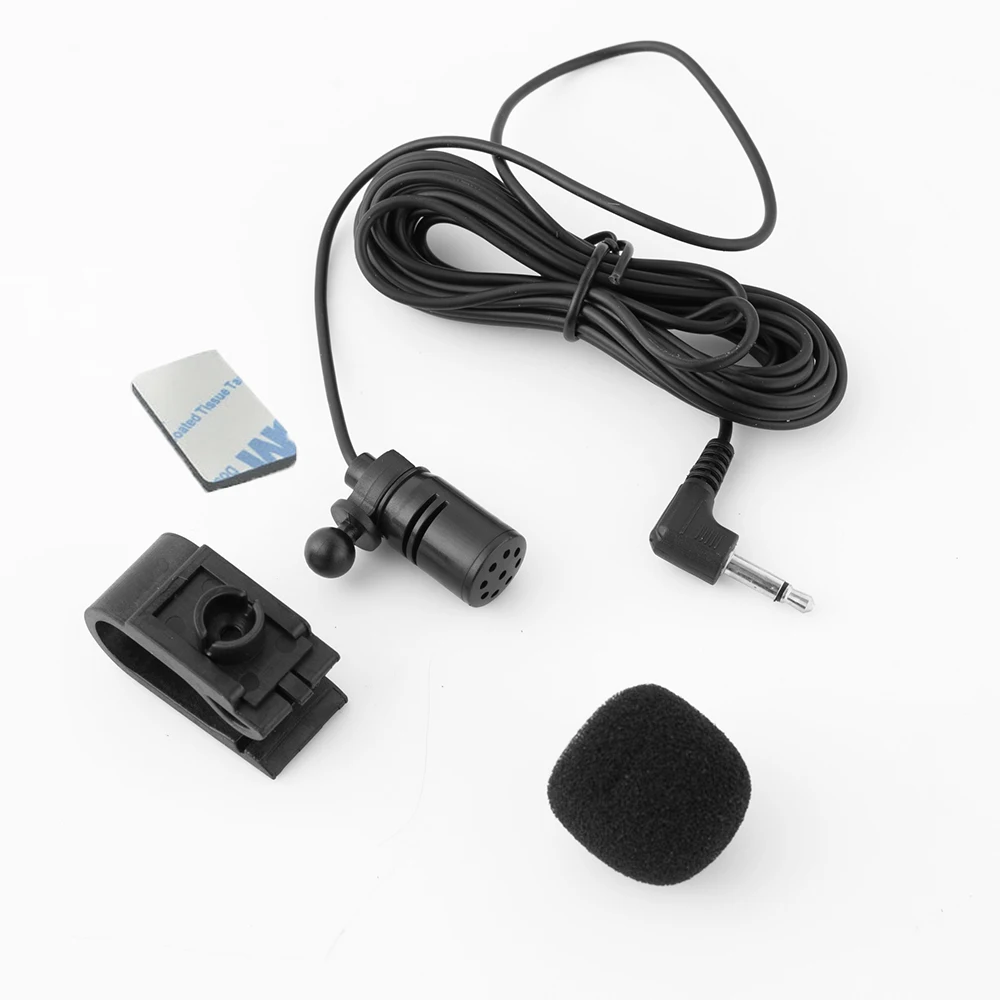 Car Microphone Micro Car Radio 3.5mm Jack Mic Stereo Mini Wired External Microphone For Auto Dvd Radio 3m Long Mini Microfono images - 6