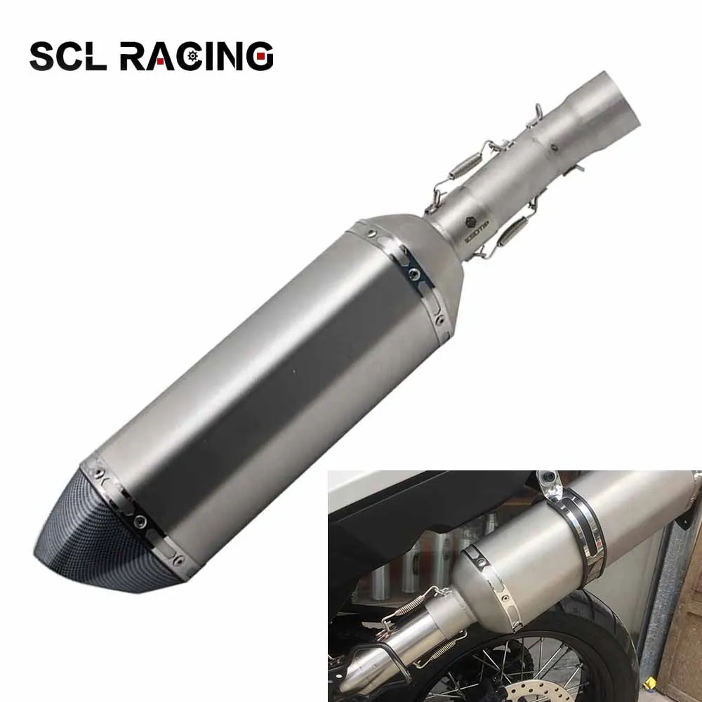 Выхлопной глушитель Alconstar из нержавеющей стали для мотоцикла модифицированный