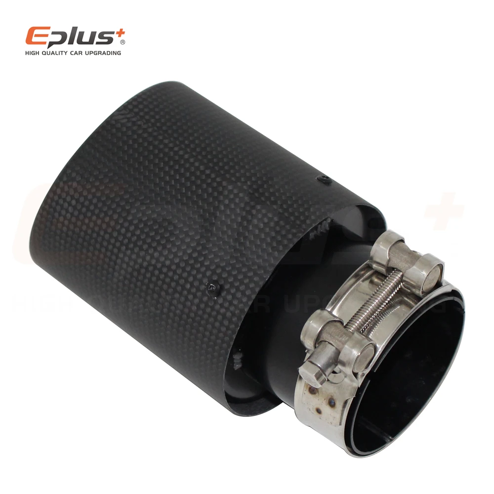 Автомобильный матовый глушитель из углеродного волокна выхлопная система
