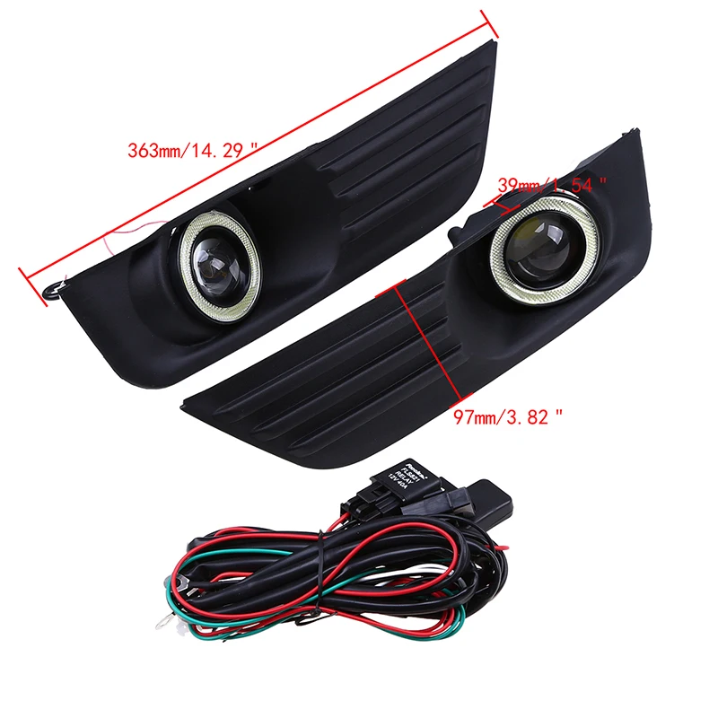 Решетки для нижнего бампера автомобиля POSSBAY противотуманные фары светодиодная