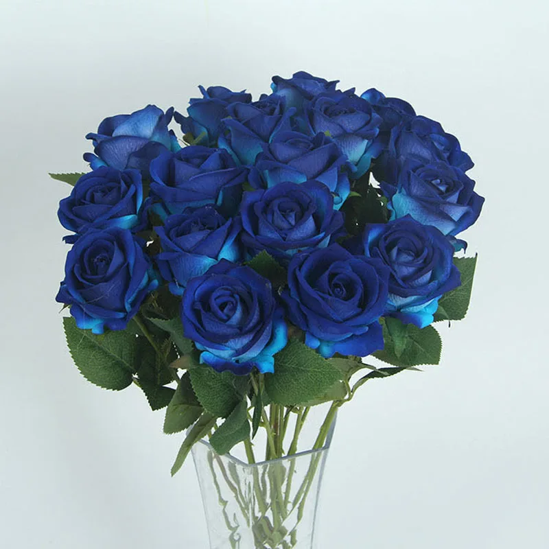 Высокая имитация фланели одна маленькая Жемчужная роза домашний свадебный