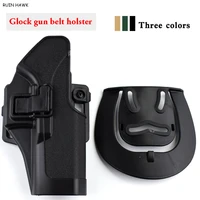 military glock gun holster tactical gun case belt hoslter for glock 17 19 22 23 31 32 airsoft gear hunting gun accessories