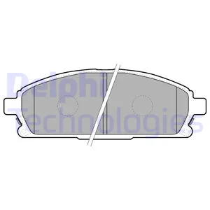 

DELPHI LP1659 BRAKE LINING ON 02 X-TRAIL PATHFINDER