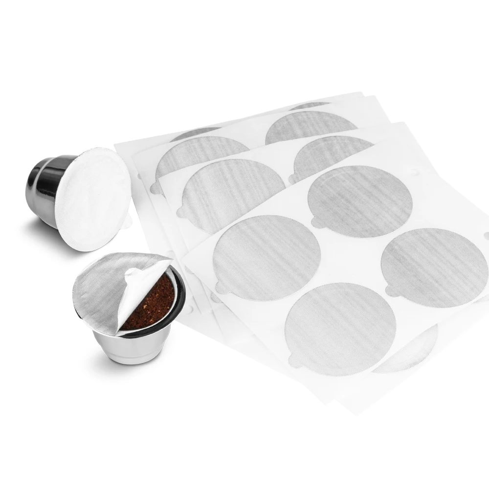 ICafilas многоразовая зеркальная чашка для Nespresso пустые кофейные капсулы из