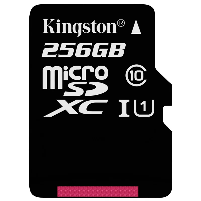 256GB Kingston микро Флэшка C10 карта памяти 64 ГБ 32 ГБ 16 ГБ 128 ГБ 256 ГБ U1 до 80 МБ/с./с класс 10 SDHC SDXC мини SD карта 4G UHI-S флэш-карта - Емкость: 256GB