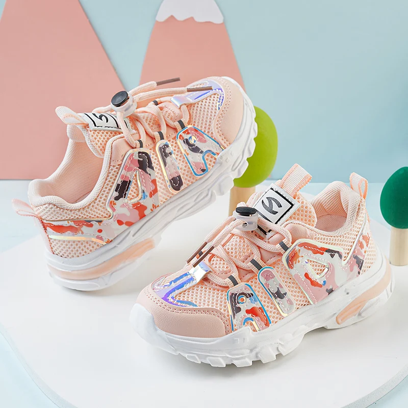 

Kids Sneakers Casual Children Shoes Girls Boys Sport Sneakers Basket Enfant Tenis Child Soft Bottom Breathable Walking Footwear
