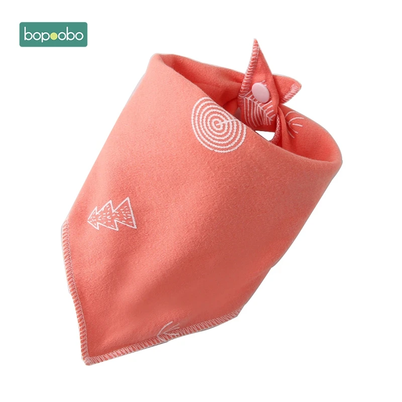 Bopoobo/1 шт.; детский нагрудник; Хлопковое полотенце; шарф для ребенка; слюнявчик; предметы для новорожденных; хлопковые банданы; нагрудники для кормления; детские вещи - Цвет: Red Bib
