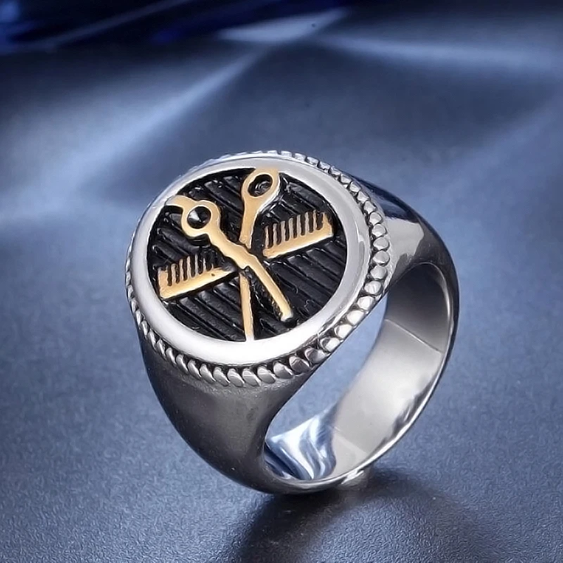 Мужское кольцо из титановой стали нержавеющая сталь для мальчиков стальное