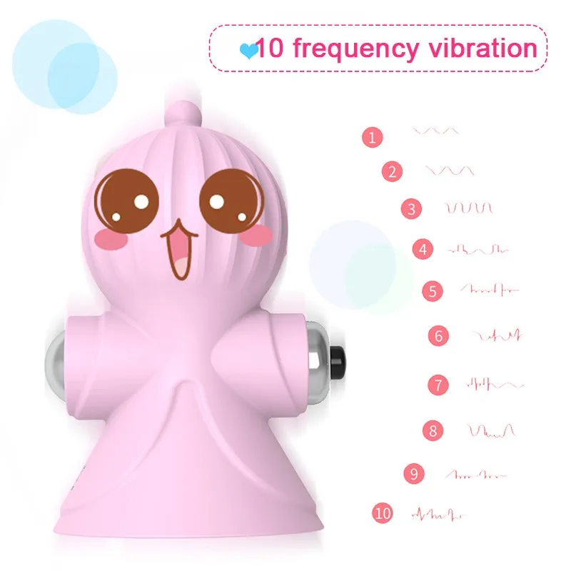 1 шт. стимуляция сосков пуля вибратор женский массаж груди соска присоска