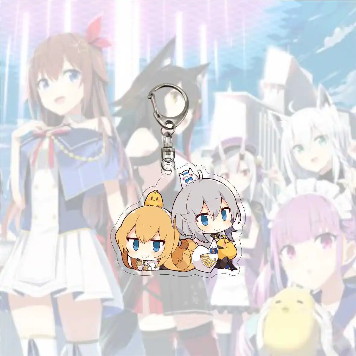 Брелок для ключей в стиле поп-игры Азур Лейн | Украшения и аксессуары