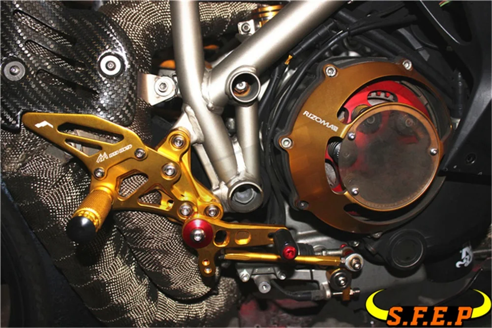 Регулируемая подставка для ног с ЧПУ Ducati 1198 1098S|Подставки под ноги| |