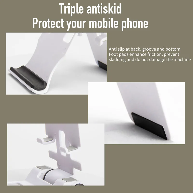 Universal Adjustable Desk Stand Charging Space Mobile Phone Holder Folding Tablet Holder For iPad For iPhone Huawei Xiaomi etc