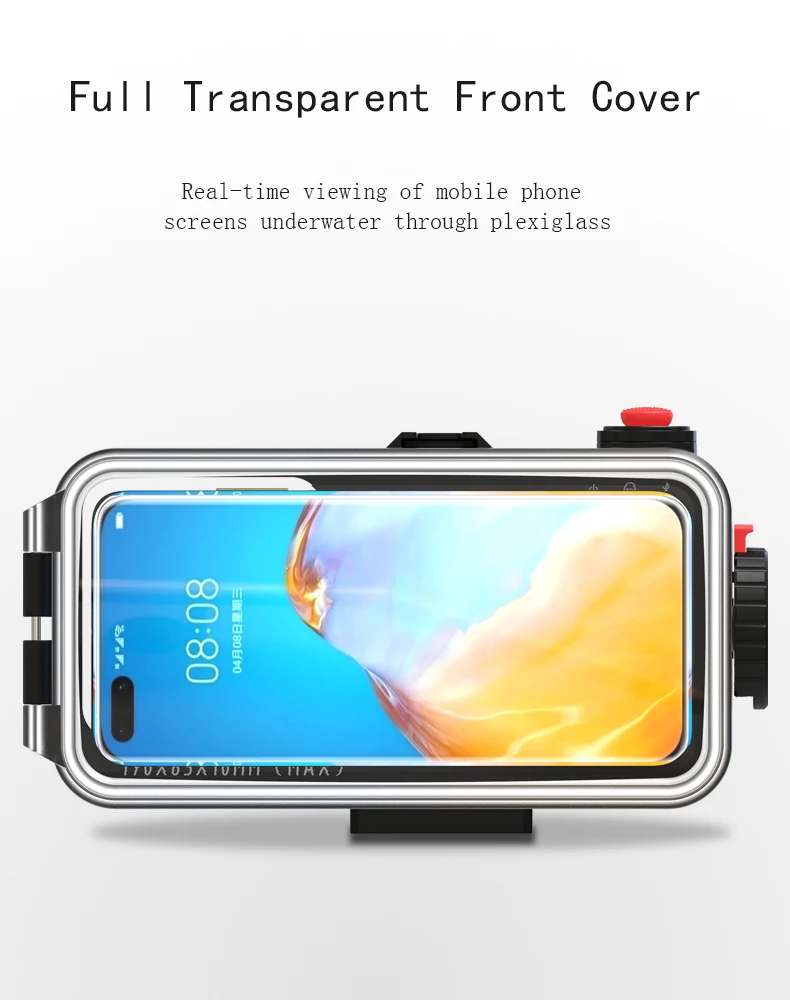 

for Iphone 12/Huawei Mate 40 Pro/Xiaomi 9 Bluetooth Universal Mobile Phone Waterproof Case Housing Underwater Diving