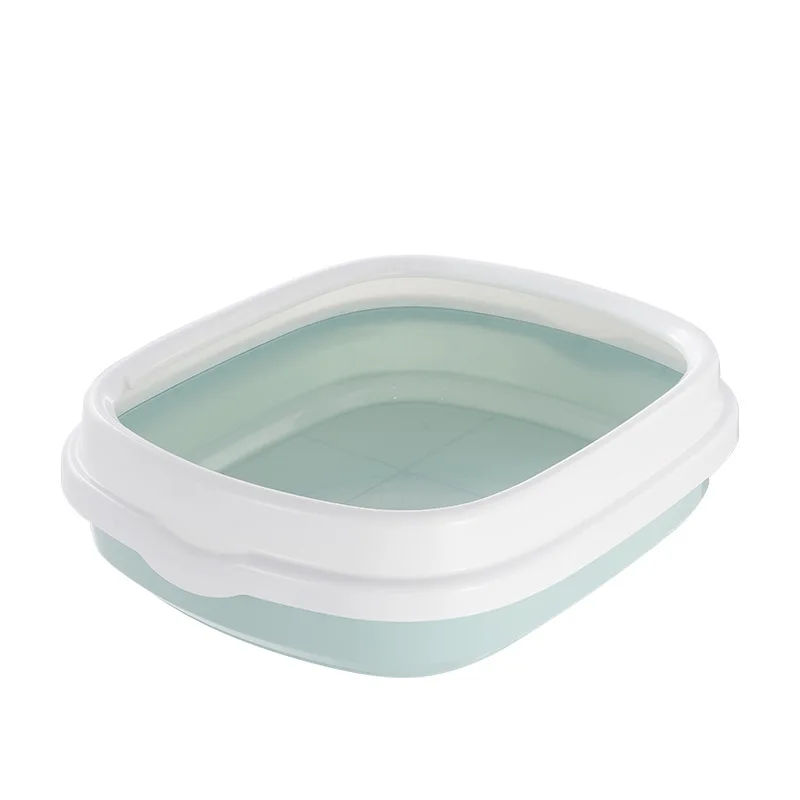 

Cat Litter Box Cat And Dog Tray Splash-Proof Toilet With Cat Litter Scoop For Pet Cat Indoor Household Sandbox Pet Dog Toilet