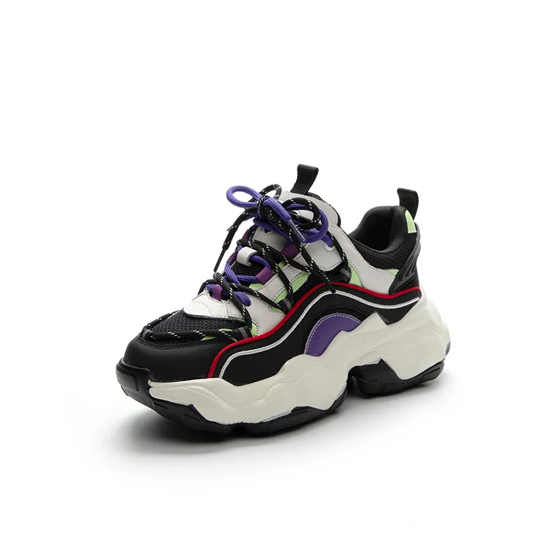 

Shoes 2021 New Women's Shoes Autumn Style White Sports Platform Shoes White Shoes Trend Women's Single Shoes