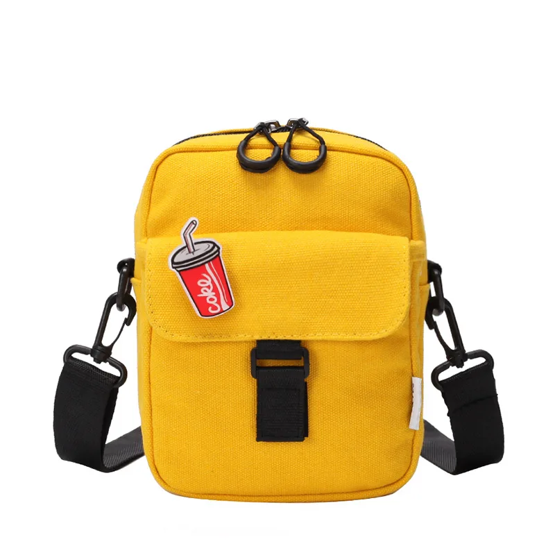 

Korean Style Fashion Small Bag Canvas Shoulder Bag For Women Casual Crossbody Bag Mini Bags Girls Bolsa Mujer Sac A Main bolsos
