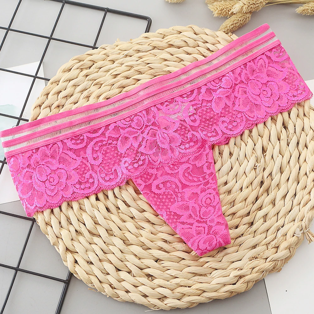 6PC Female Lace Cheekini Panties Teenage Girls Underwear Seamless Bragas Women Fashion Cheeky Panty XXS-M 3325P6