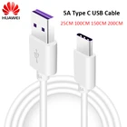 Оригинальный кабель USB Type-C для Huawei P40, P30, P20 pro, V9, V10, Mate 30, 20, 10, 9 pro, Honor 20, 30, 5A