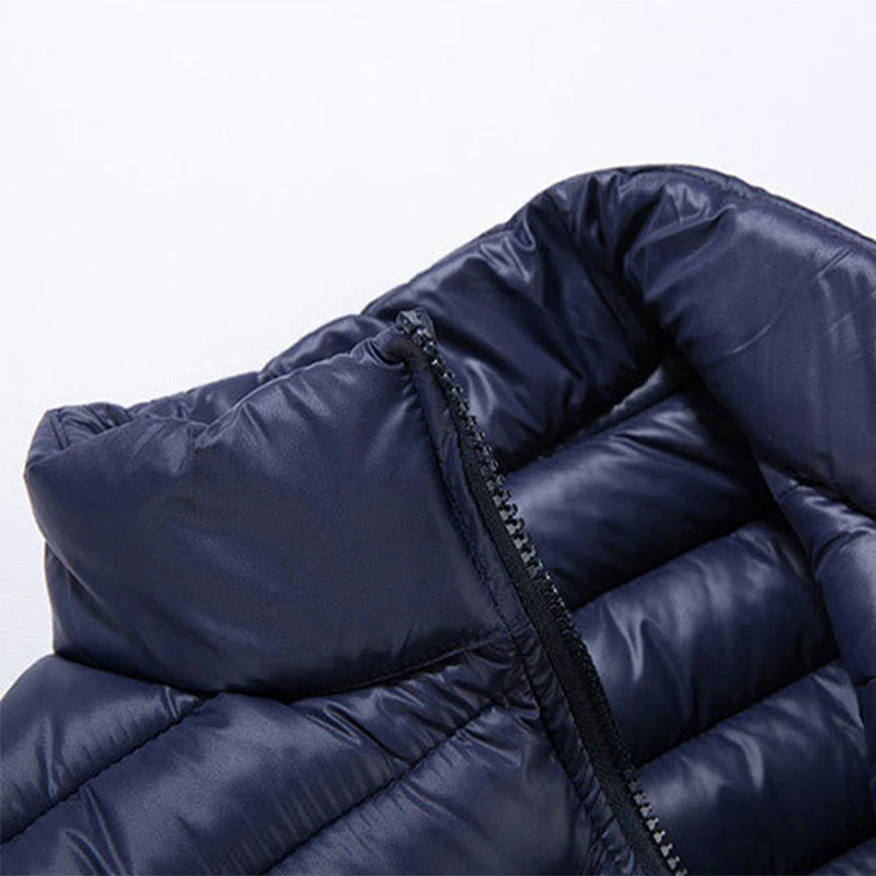 Размера плюс 9XL короткая теплая толстая верхняя одежда Софтшелл мужская зимняя куртка Мужское пальто Ультралегкая пуховая парка пальто 5XL 6XL 7XL 8XL