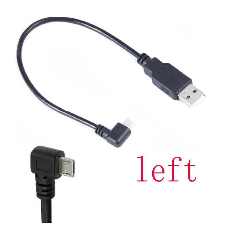 Кабель USB 2 0 с углом 90 градусов налево и направо кабель Micro папа для телефонов Samsung