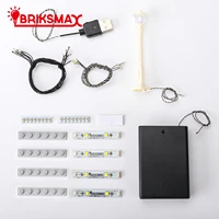 briksmax led light set for diy designer kit compatible with street building blocks series