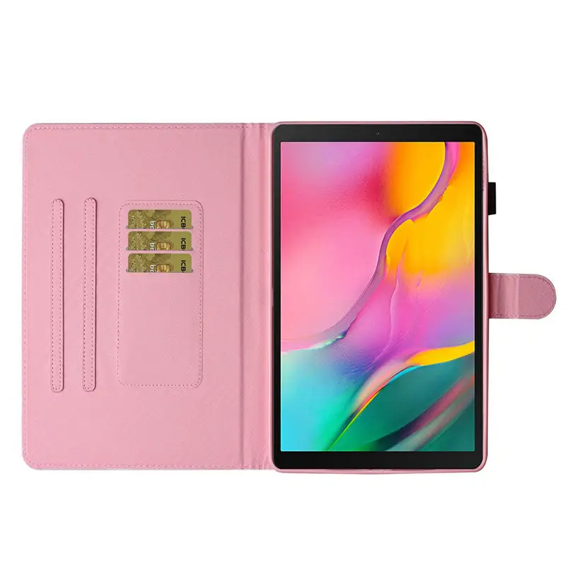 

For Samsung Galaxy Tab A7 10.4 2020 Case Cover T500 SM-T500 SM-T505 SM-T507 Funda Tablet Cartoon Cute Cat Butterfly Shell +Gift