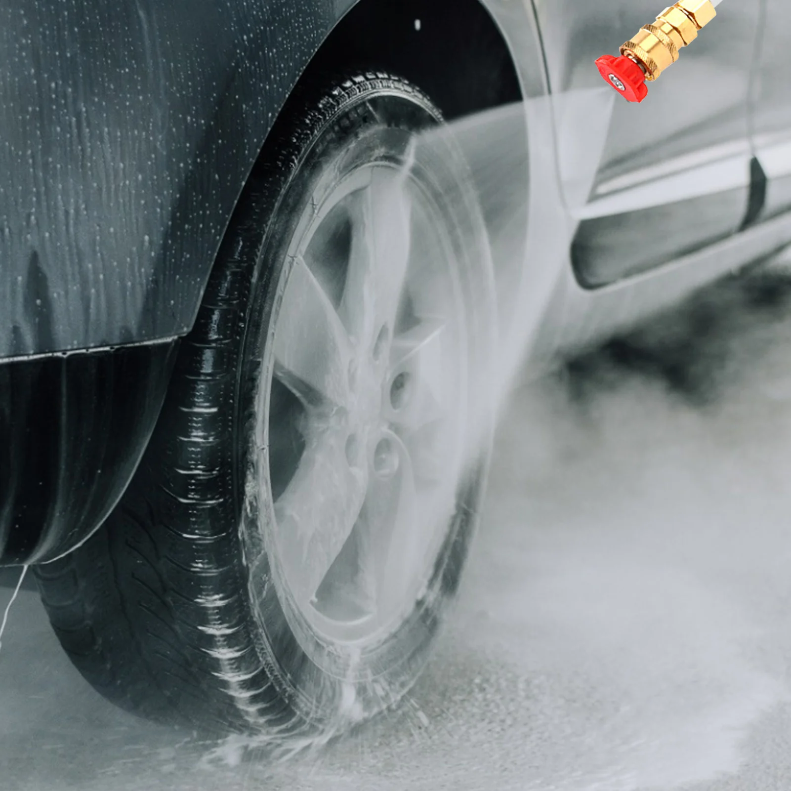 Скидка Беспроводной водяной пистолет высокого давления, портативный пеногенератор для мойки высокого давления