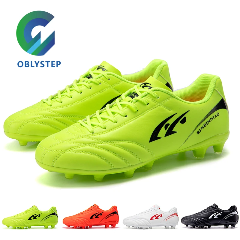 

OBLYSTEP 2020 New Men's AG Football Shoes Outdoor Grass Non-slip Youth Professional Sneakers