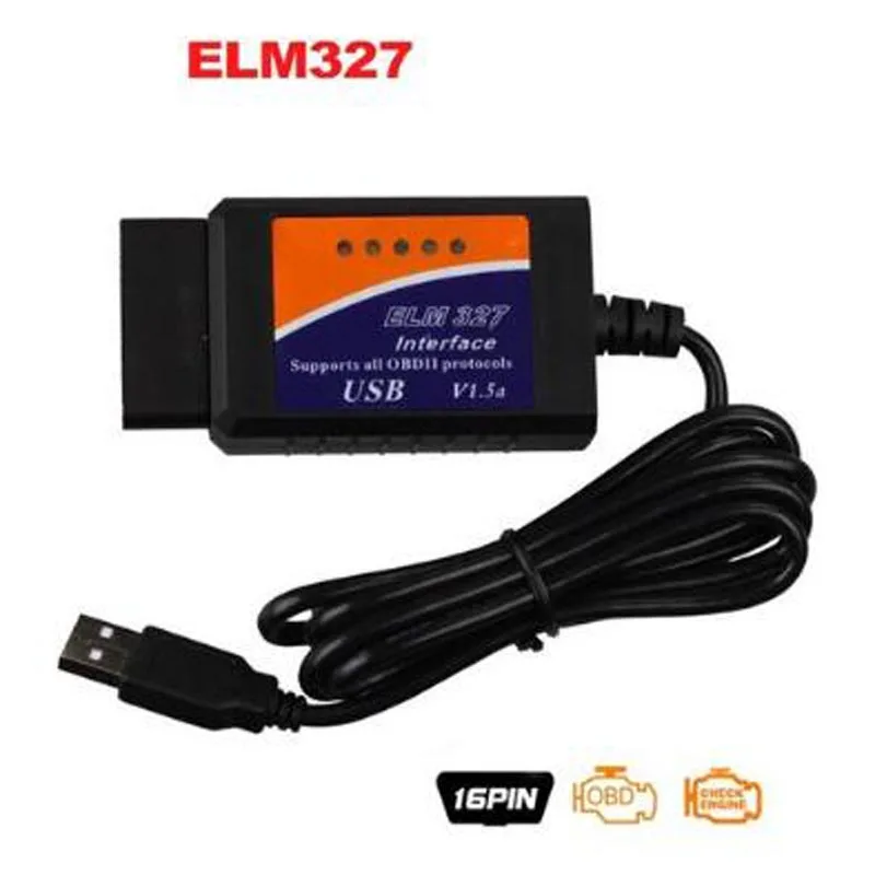 Лучшая цена 2019 Новый ELM327 V2.1 Bluetooth + USB диагностический инструмент ELM 327 OBD2 - Фото №1