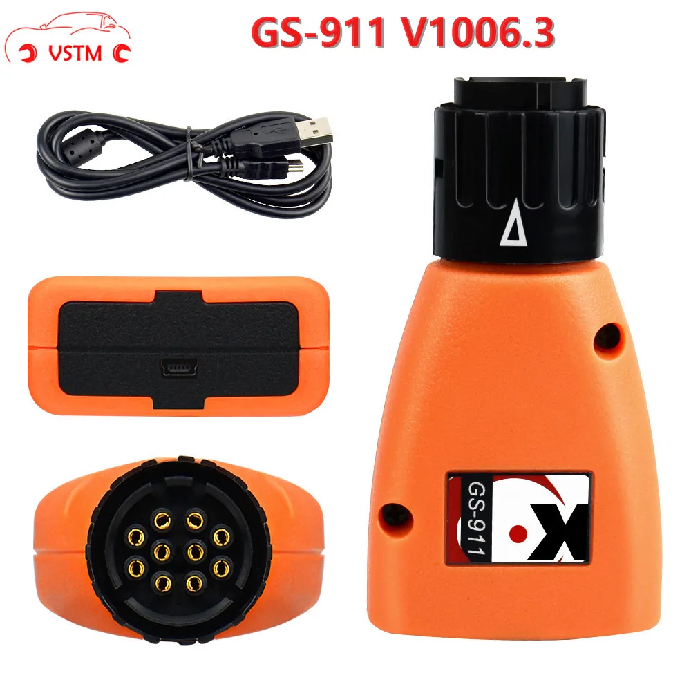 

Newest OBD2 diagnostic-tool GS-911 V1006.3 Emergency Professional Diagnostic Tool For BMW Motorcycles GS911