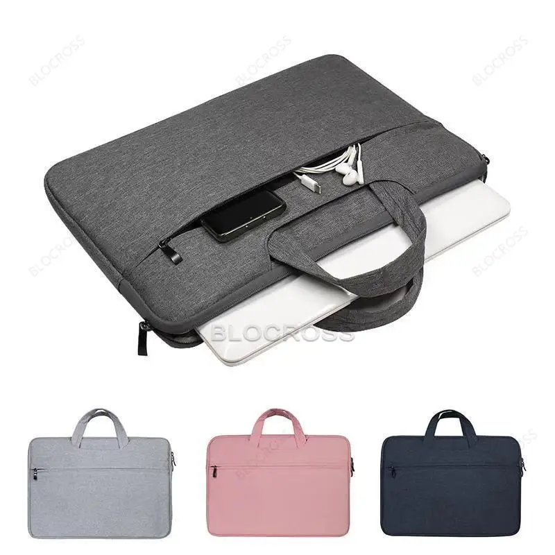 

Tablet Sleeve Soft Bag Cover for Samsung Galaxy Tab S7 FE 2021/ S7 Plus 2020 12.4'' Waterproof Polyester Briefcase for Men Women