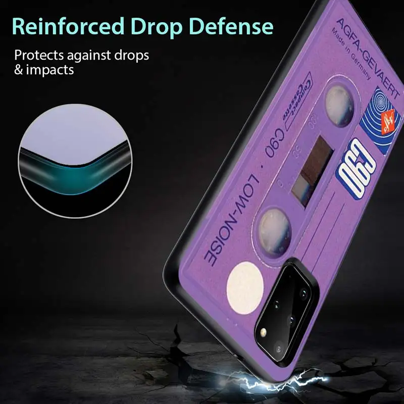 

Classical Old Cassette for Samsung S20 FE Ultra Plus A91 A81 A71 A51 A41 A31 A21S A11 A72 A52 A42 A32 A12 A02S Phone Case