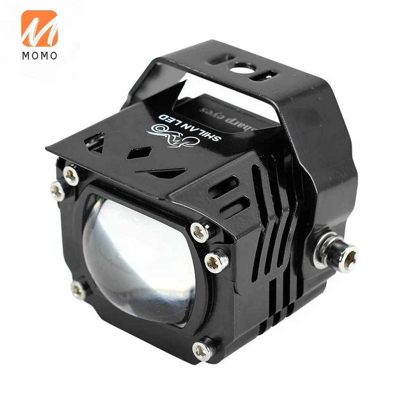 

60W Motorcycle LED Spotlight External Lens Auxiliary Light Electric Car Super Bright Flash Street Light