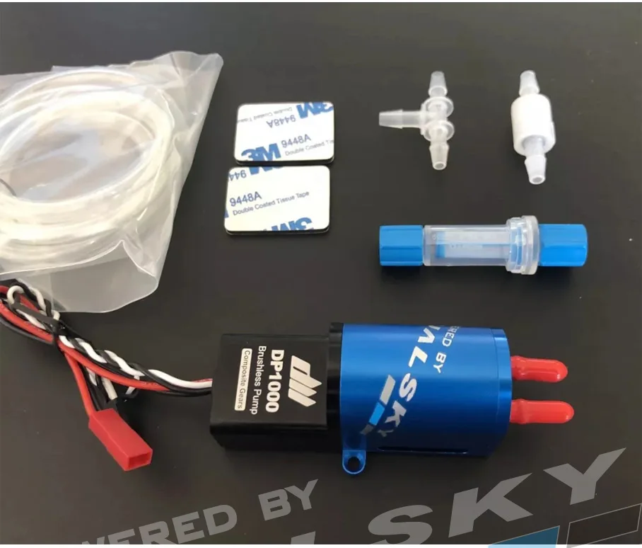 dualsky Fume Pump Бесщеточный насос дыма привода топливный аквариумный насос с регулировкой потока воздуха скорость для RC самолета системы курения f для гигантских или реактивных моделей - Цвет: dualsky Fume Pump