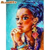 ruopoty frame diy painting by numbers kits for adults woman figure painting handpainted coloring by numbers for diy art