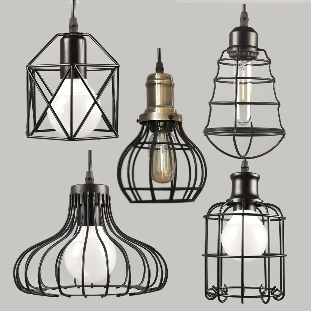 Ретро внутреннее освещение винтажный подвесной светильник светодиодная лампа