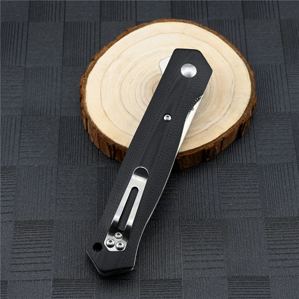 D2 steel folding blade ball bearing pocket knives outdoor camping self defense tools G10 handle | Инструменты