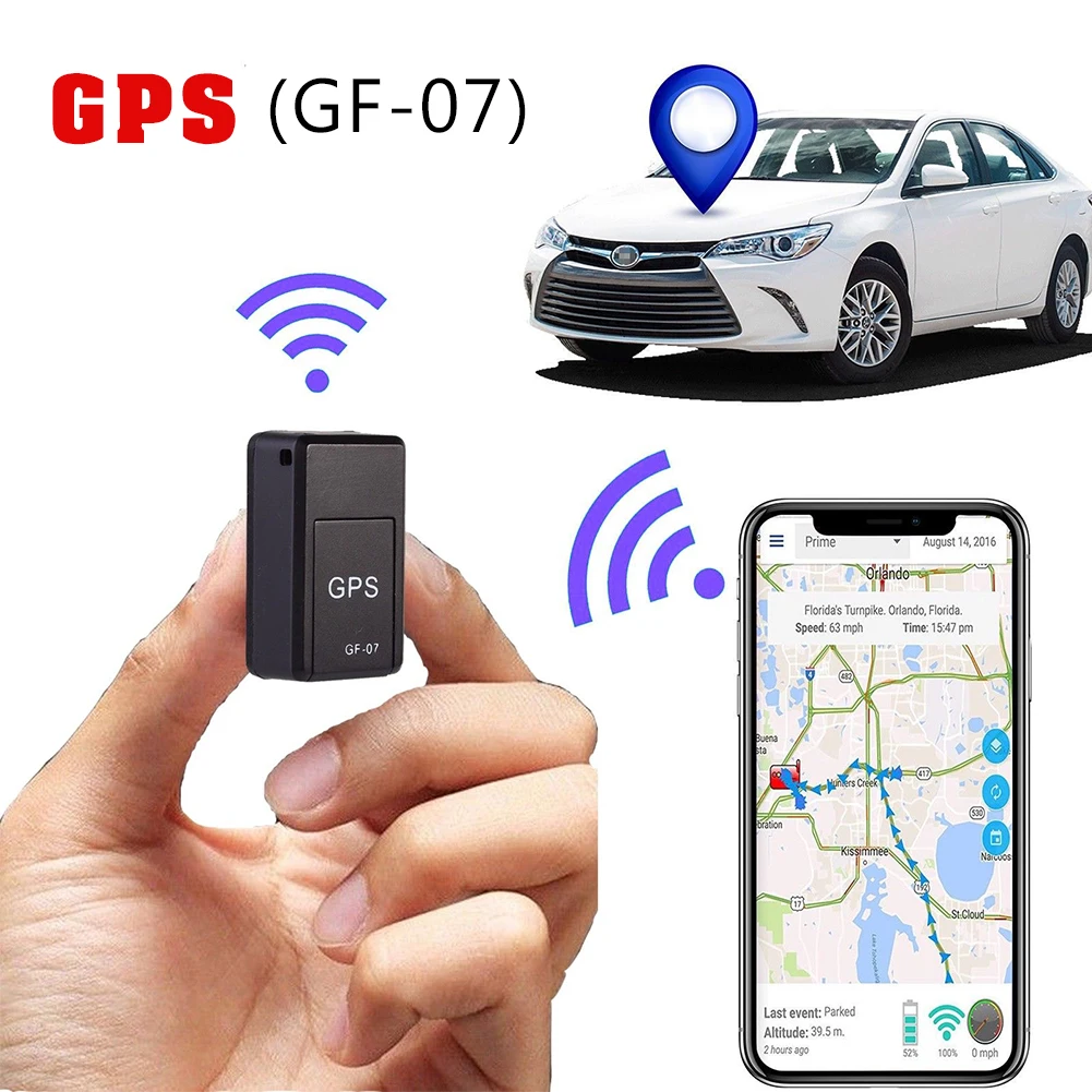 

Universal GF07 GSM Mini Car LBS Tracker Magnetic Vehicle Truck GPS Locator Anti-Lost Recording Tracking Device Can Voice Control