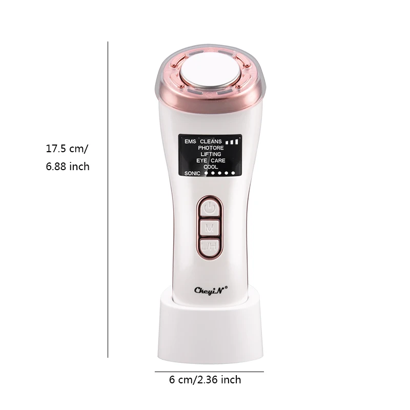 

EMS Vibration Facial Lifting Massager LED Photon Skin Rejuvenation Cold Hot Compress Hammer Face Pore Deep Cleansing Beauty Care