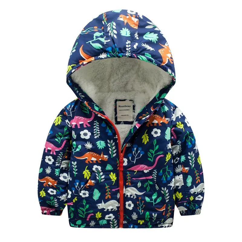 2018 New Arrival Limited Full Private And Velvet With Thick Cotton-padded Jacket Baby Windbreaker Coat Clothes Charge | Детская одежда