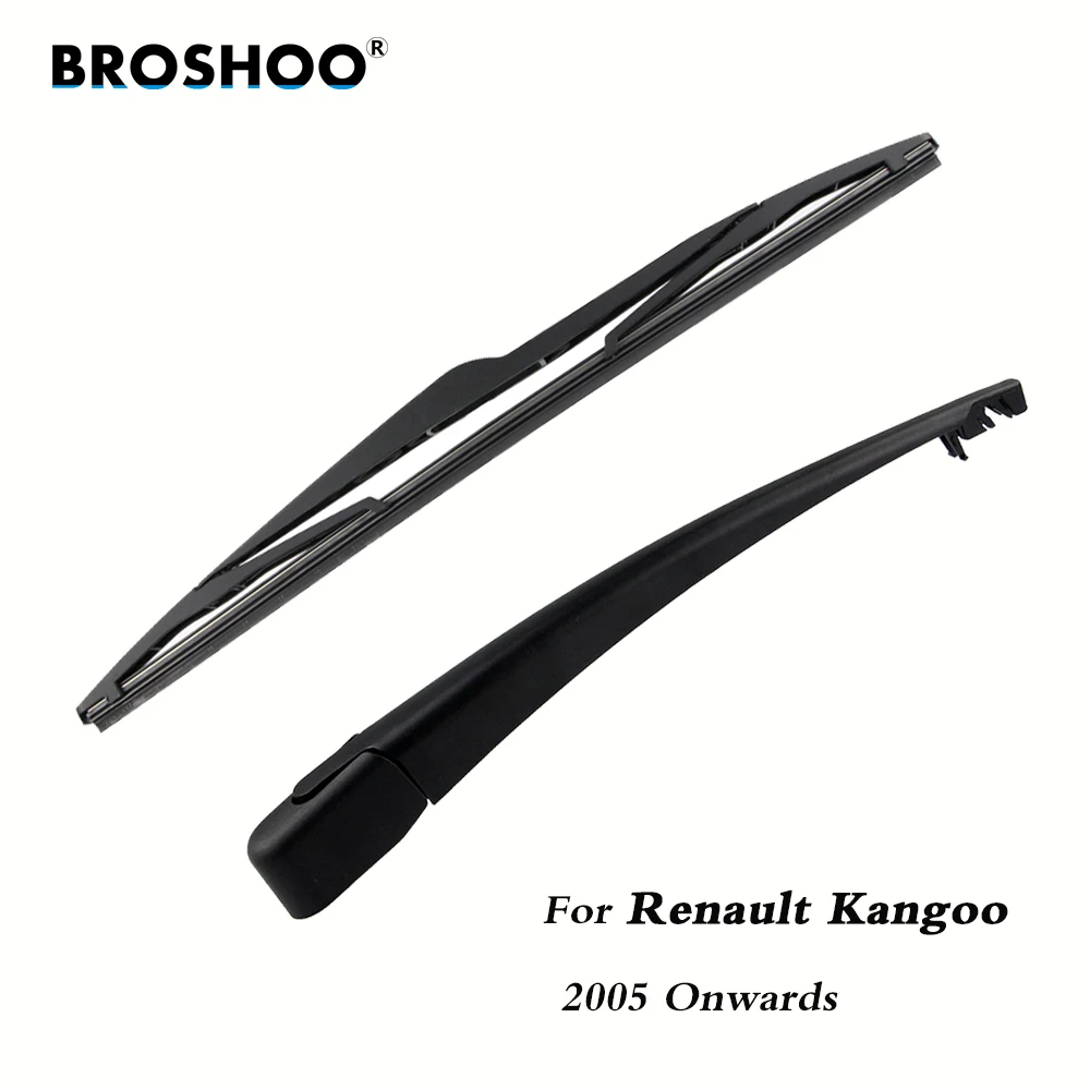 

BROSHOO Car Rear Wiper Blades Back Windscreen Wiper Arm For Renault Kangoo (2005 Onwards) 355mm,Windshield Auto Styling