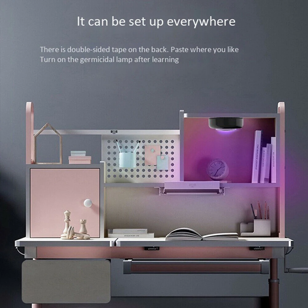 4LED портативный мини УФ ультрафиолетовая дезинфекция лампа светильник домашний