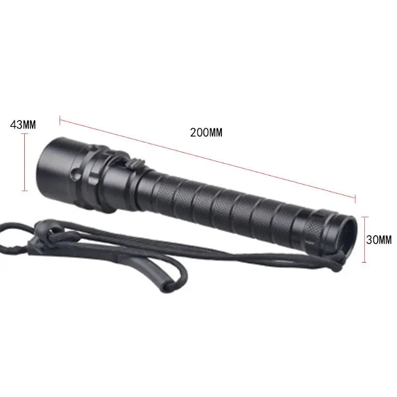 Водонепроницаемый оссветильник ительный прибор для подводного плавания 1000 лм T6