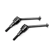 2pcs metal wheel tire drive shaft transmission shaft universal joint for tamiya cc01 pajero 4wd rc car accessories