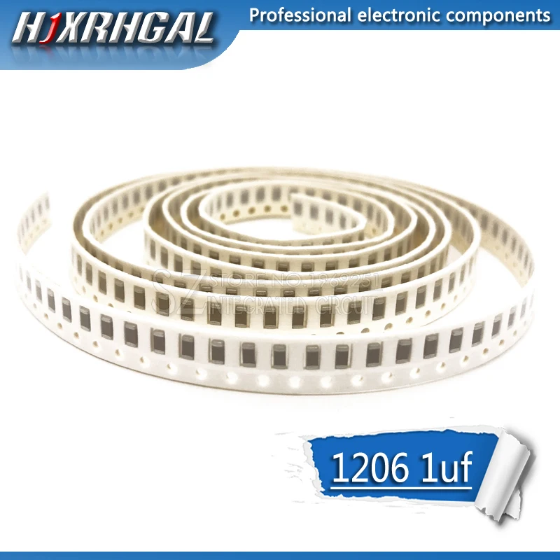 10 шт. 1 мкф X5R 25 В 1206 105 smd конденсатор | Электронные компоненты и принадлежности