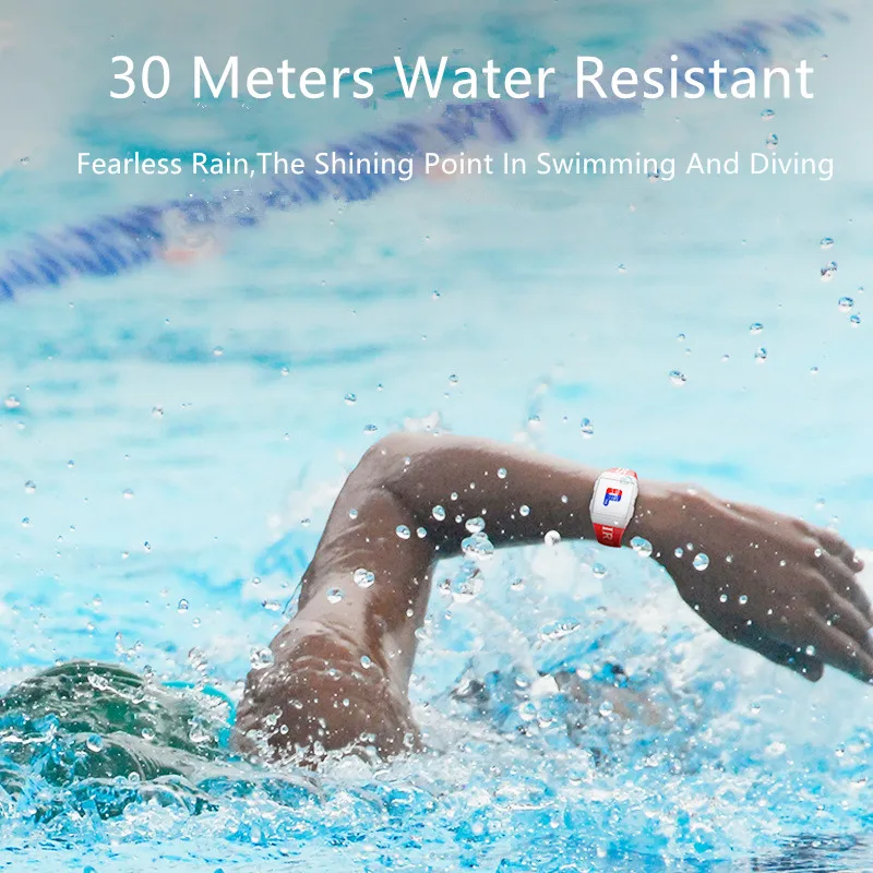 Часы наручные PESIRM женские цифровые брендовые Водонепроницаемые светодиодные