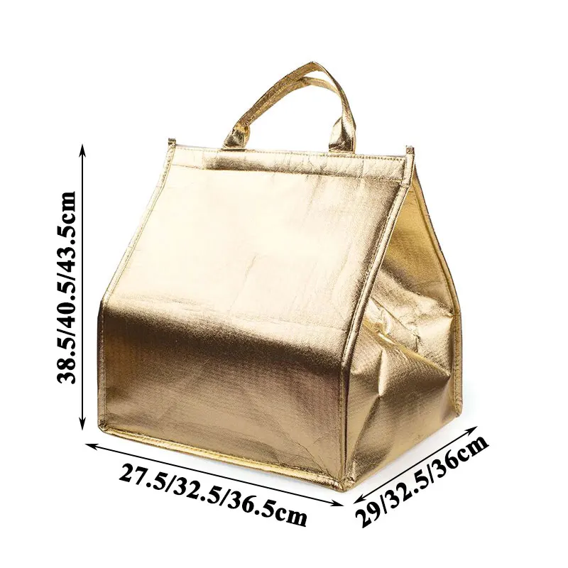 

Portable Lunch Cooler Bag Folding Insulation Picnic Ice Pack Food Thermal Bag Drink Carrier Insulated Bags Food Delivery Bag