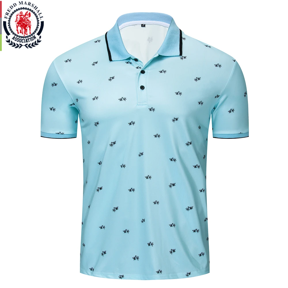 Fredd Marshall 2019 новая футболка поло с принтом шипов Мужская брендовая Повседневная